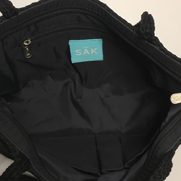 The Sak black crochet handbag purse - Picture 5 of 5